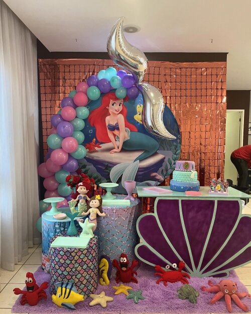 Decoração Sereia Ariel
