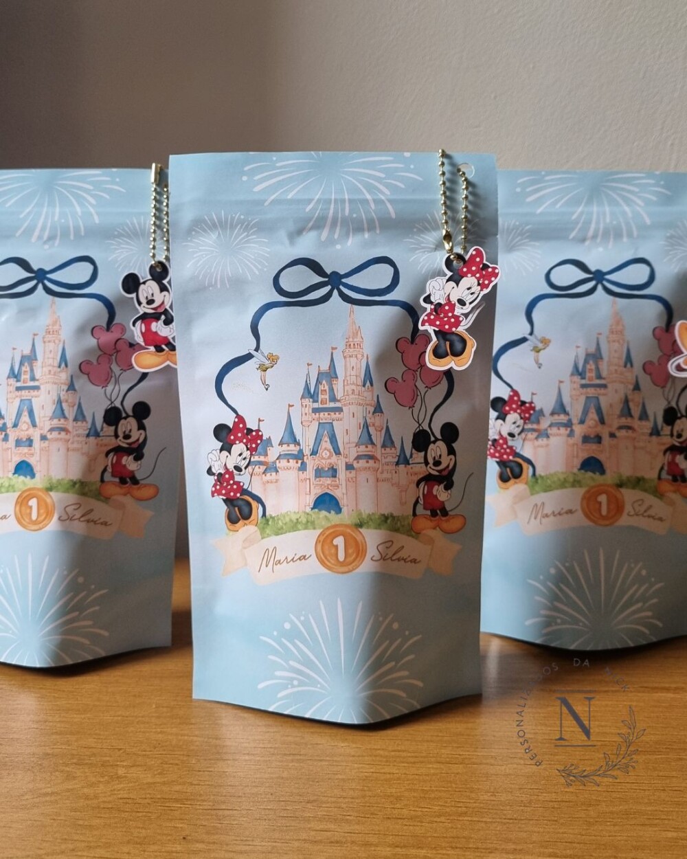 Saco Zip Lock 12x20 Lembrancinha cinderela Disney