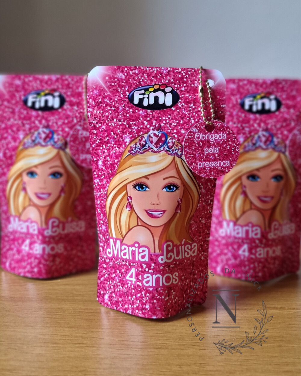 Saco Zip Lock 10x17 Lembrancinha  Barbie