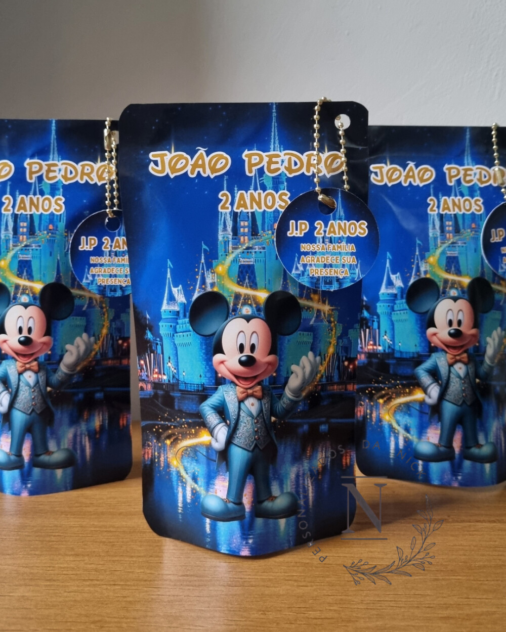 Saco Zip Lock 10x17 Lembrancinha disney 50 anos