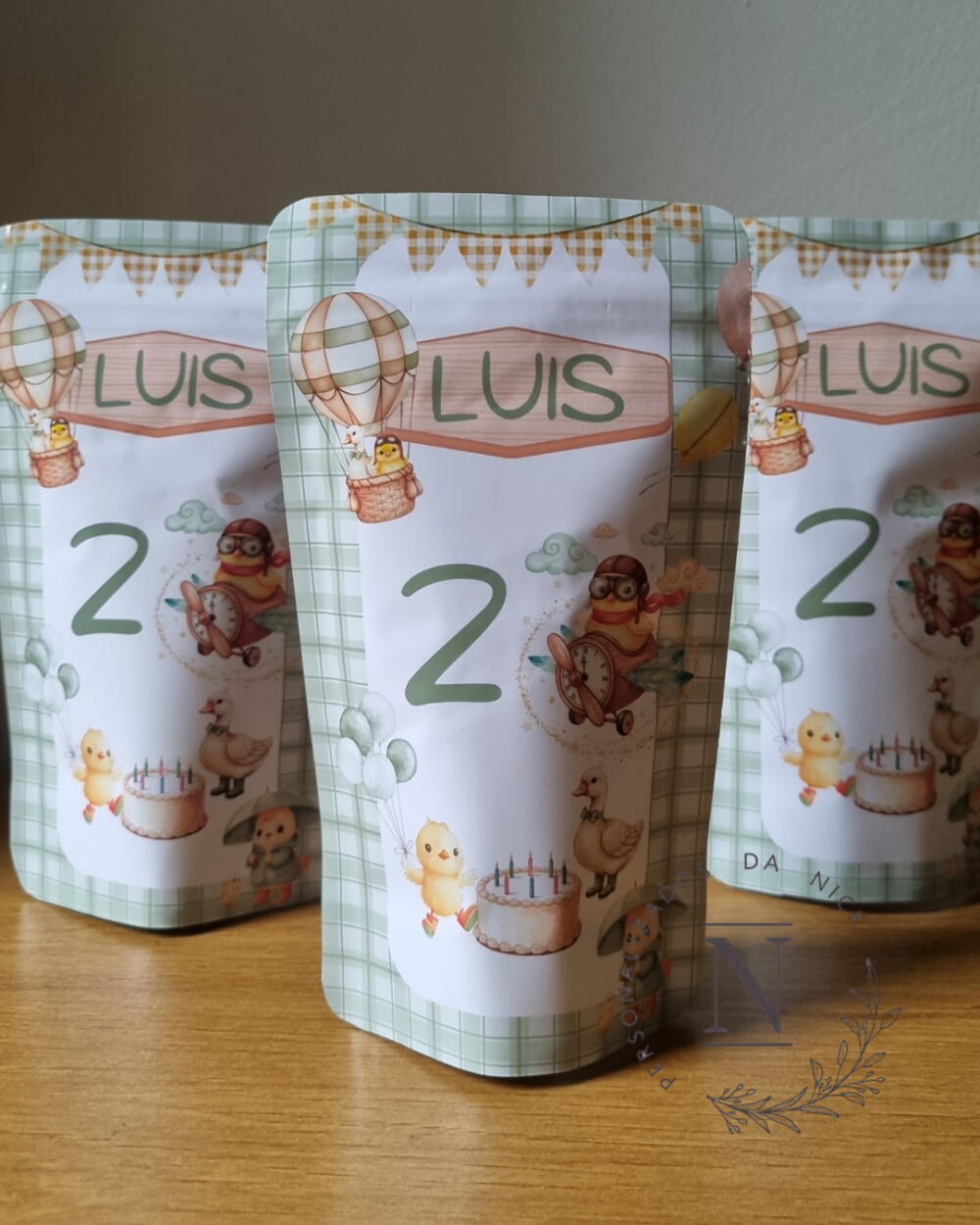 Saco Zip Lock 10x17 Lembrancinha Fazendinha