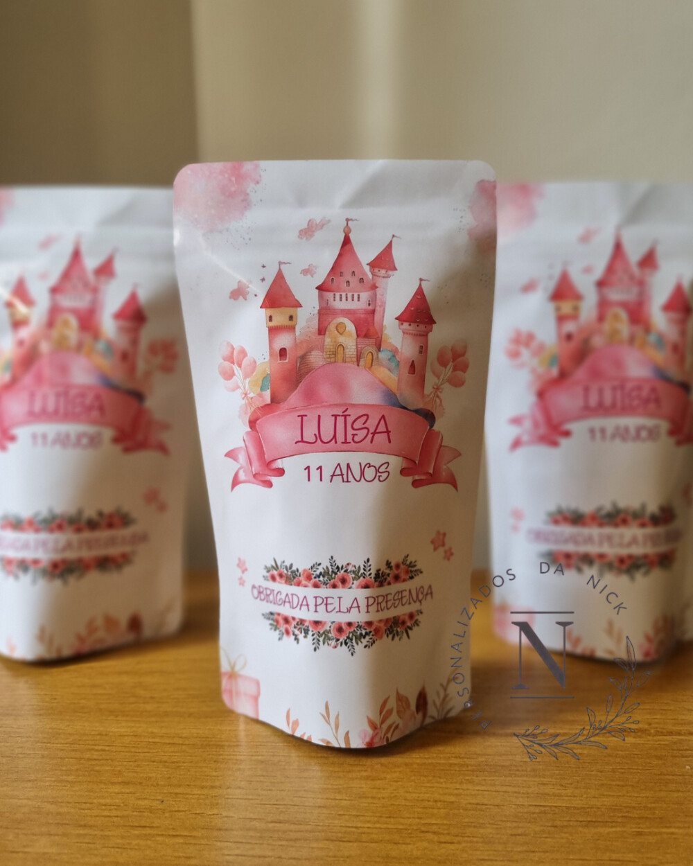 Saco Zip Lock 10x17 Lembrancinha Princesas