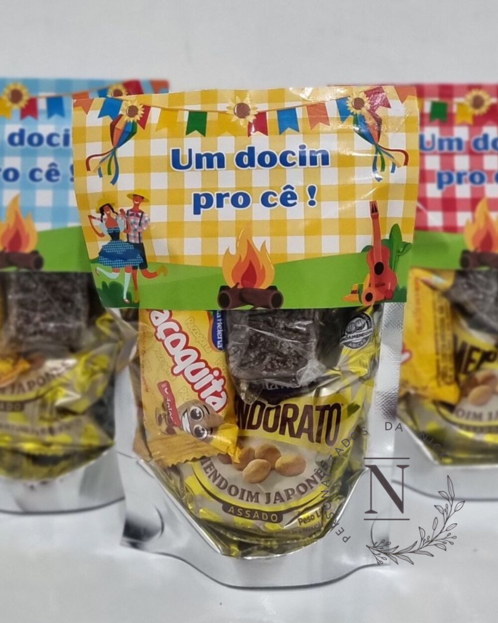 Saco Zip Lock 10x14 Lembrancinha Junino