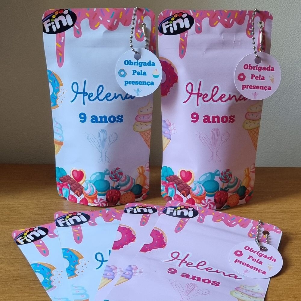 Saco Zip Lock 10x17 Lembrancinha Confeitaria