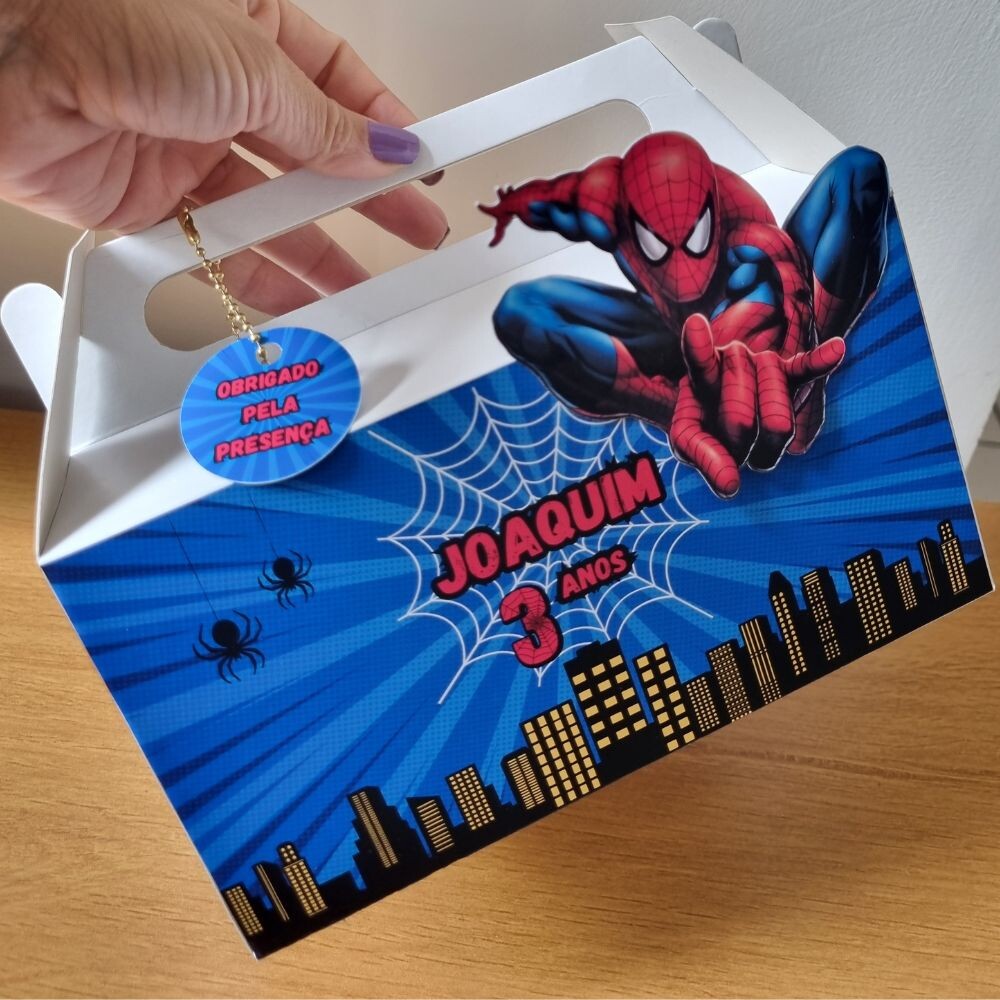 Maleta Homem aranha Lembrancinha