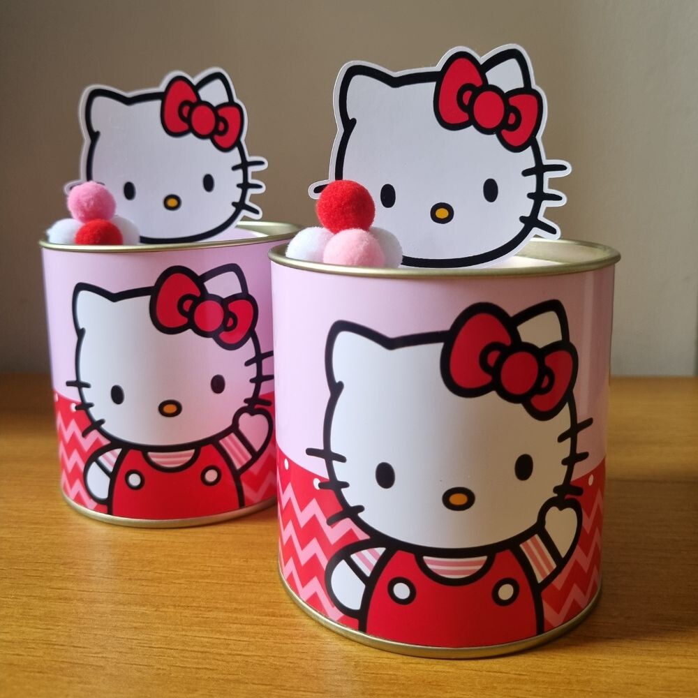 Lembrancinha da hello kitty tubolata 9x9 com aplique 3D - Cópia