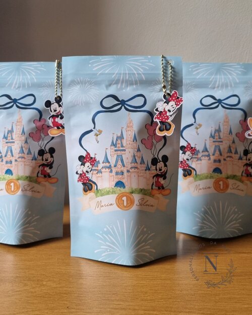 Saco Zip Lock 12x20 Lembrancinha cinderela Disney