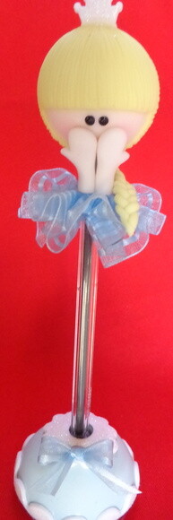 Caneta decorada Elsa