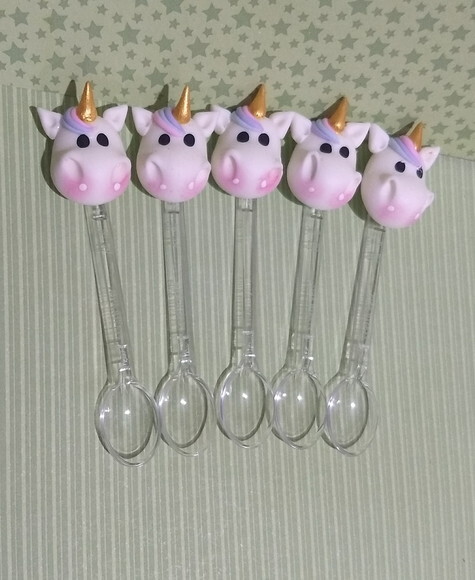 Colher de Brigadeiro Unicórnio