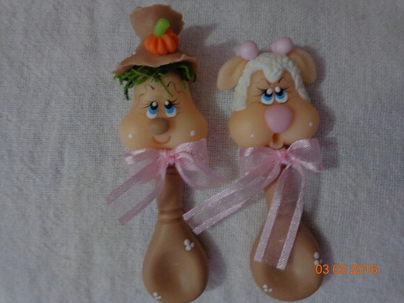 Colher de pau fazendinha