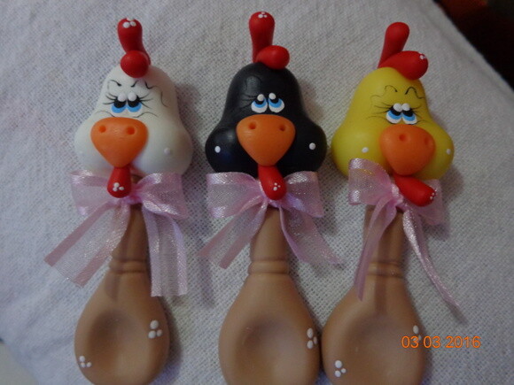 Colher de pau fazendinha
