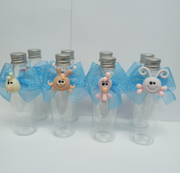 Garrafinha Tema Galinha Pintadinha Candy Color