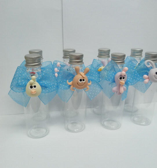 Garrafinha Tema Galinha Pintadinha Candy Color