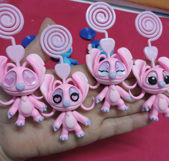 Imã e Porta Recado Stitch em Biscuit