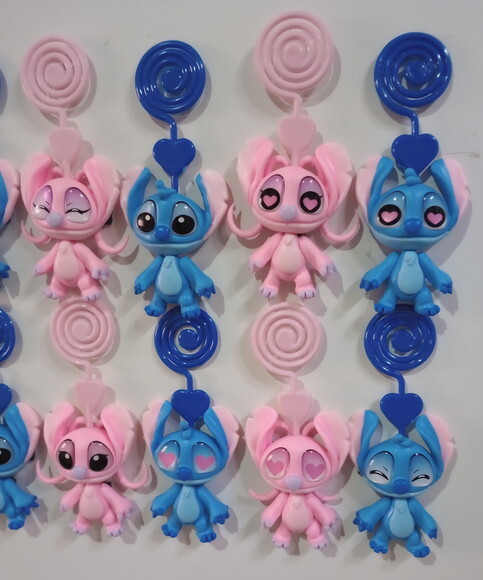 Imã e Porta Recado Stitch em Biscuit