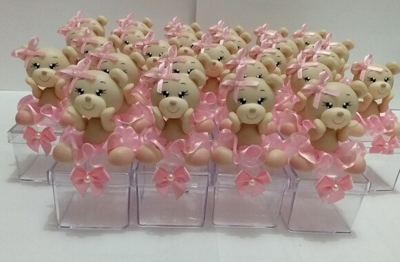 Lembrancinha de ursinha bailarina