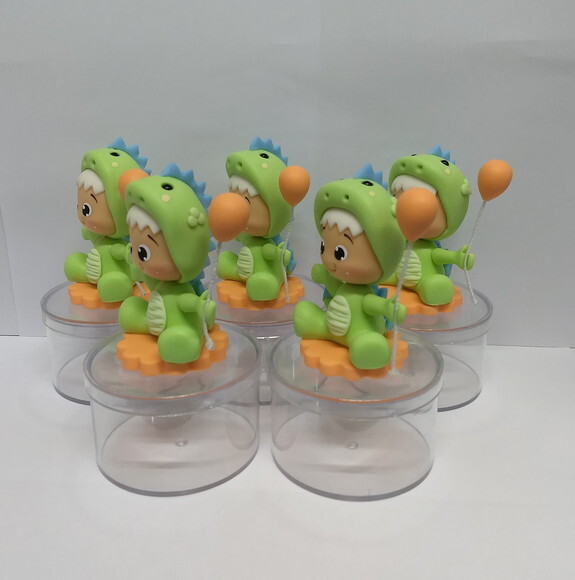 Lembrancinha Dinobaby em Biscuit