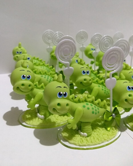 Lembrancinha dinossauro porta recado