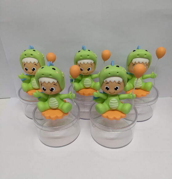 Lembrancinha Dinobaby em Biscuit