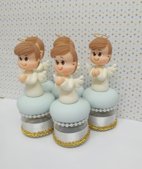 Lembrancinha para batizado menino