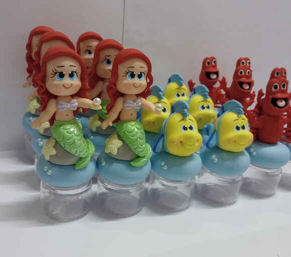Lembrancinhas Pequena Sereia em Biscuit