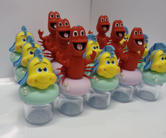 Lembrancinhas Pequena Sereia em Biscuit