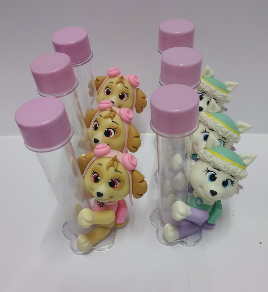 Lembrancinhas Tubete Patrulha Canina em Biscuit