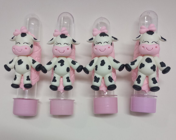 Lembrancinhas Vaquinha em Biscuit