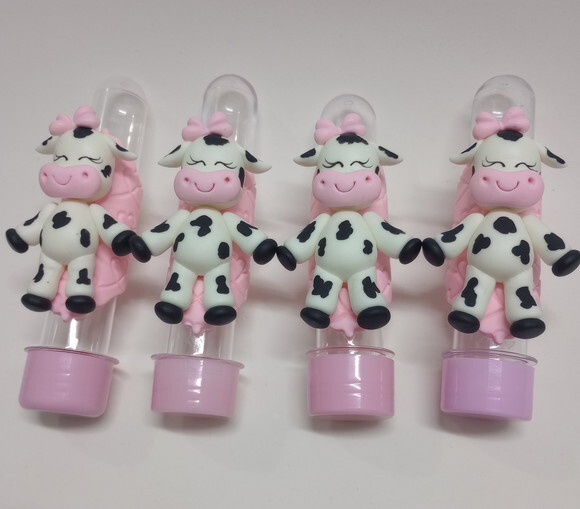 Lembrancinhas Vaquinha em Biscuit