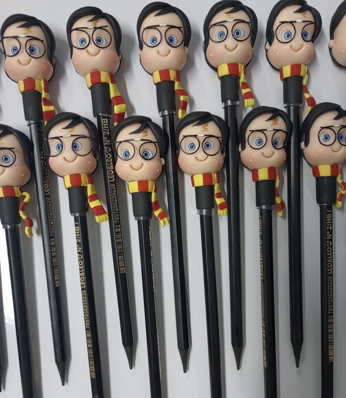 Ponteira de Lápis Harry Potter em Biscuit