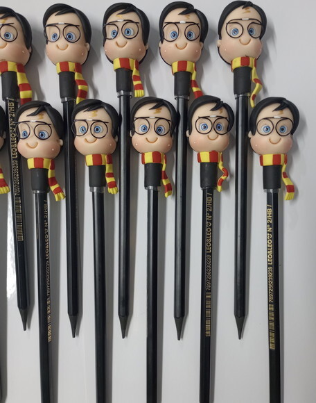 Ponteira de Lápis Harry Potter em Biscuit