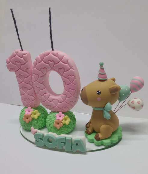 Topo de Bolo Capivara