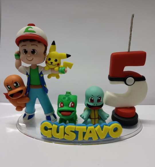 Topo de Bolo Pokémon