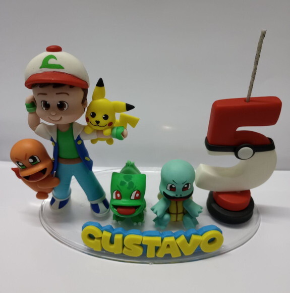 Topo de Bolo Pokémon