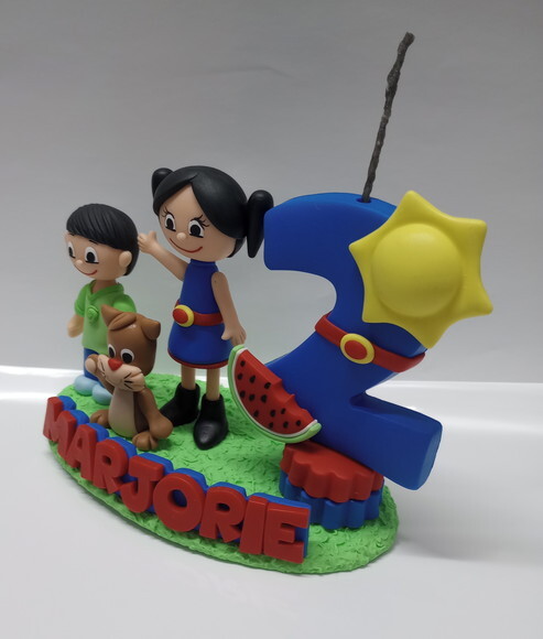 Topo Decorado Show da Luna Biscuit
