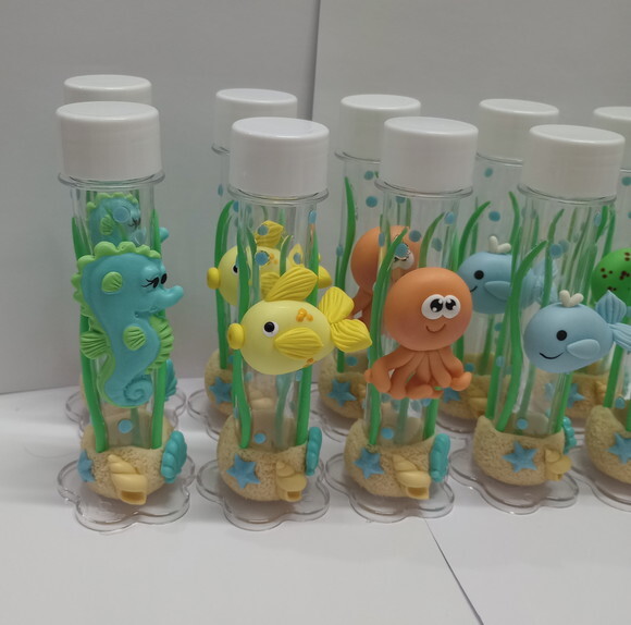 Tubete Fundo do Mar em Biscuit