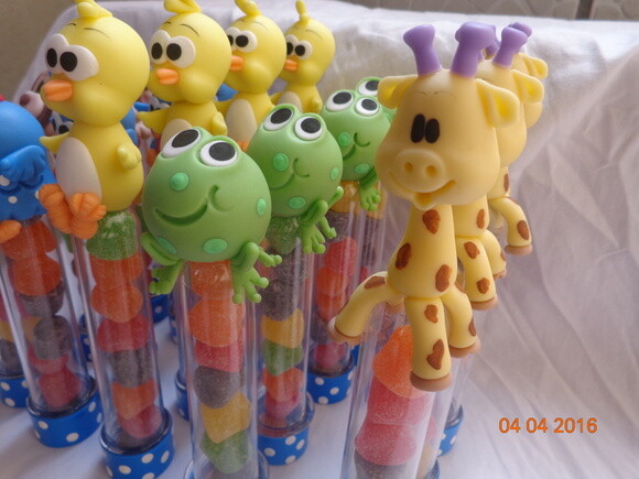 Tubete galinha pintadinha
