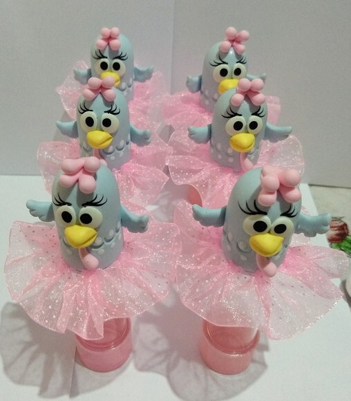 Tubete galinha pintadinha candy color