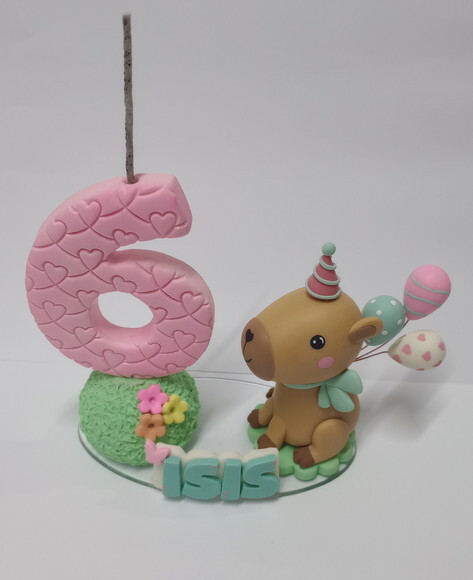 Vela Capivara em Biscuit