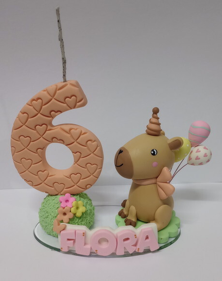 Vela Capivara em Biscuit