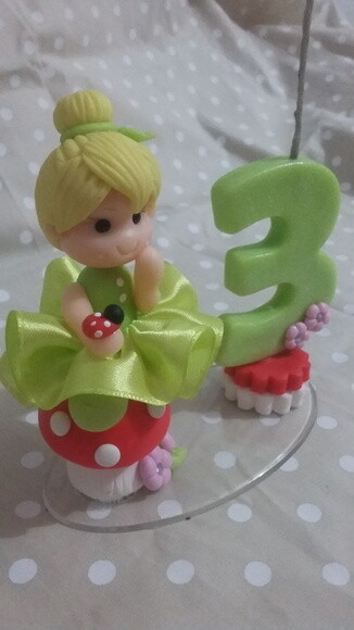 Vela da tinkerbell (sininho)