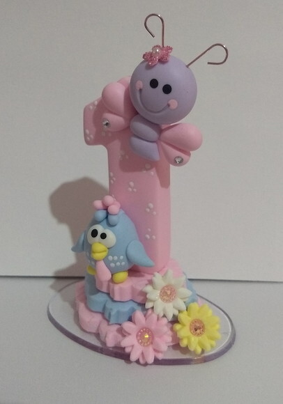 Vela galinha pintadinha candy color