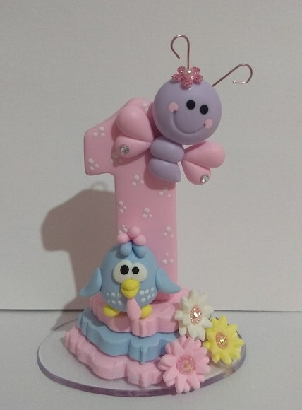 Vela galinha pintadinha candy color