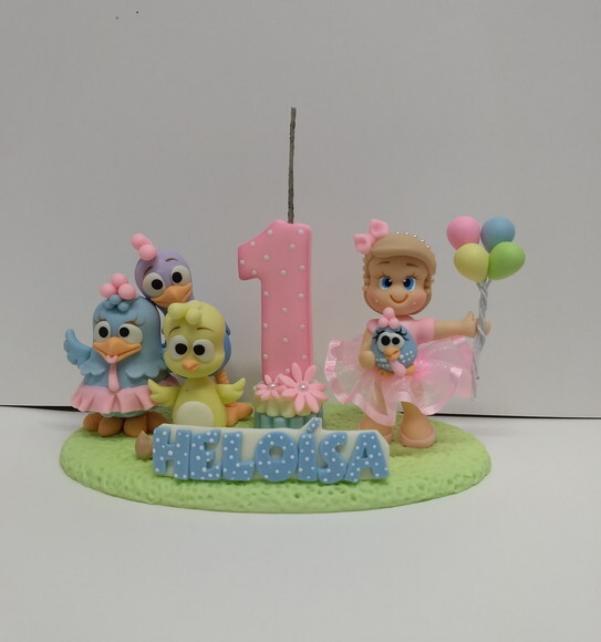Vela Galinha Pintadinha Candy Color