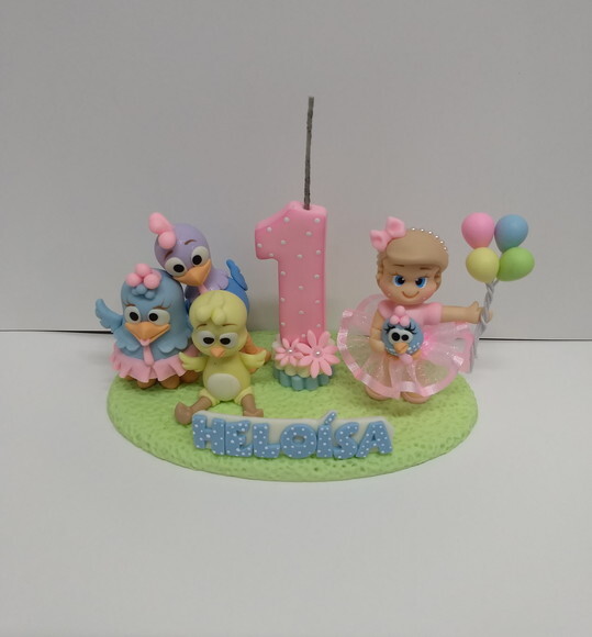 Vela Galinha Pintadinha Candy Color
