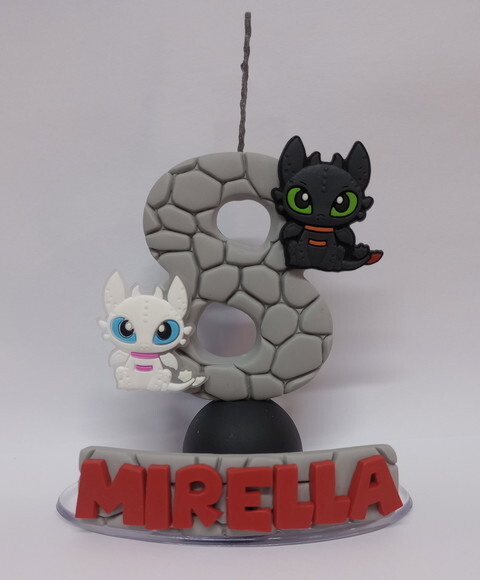 Vela Tema Como Treinar Seu Dragão