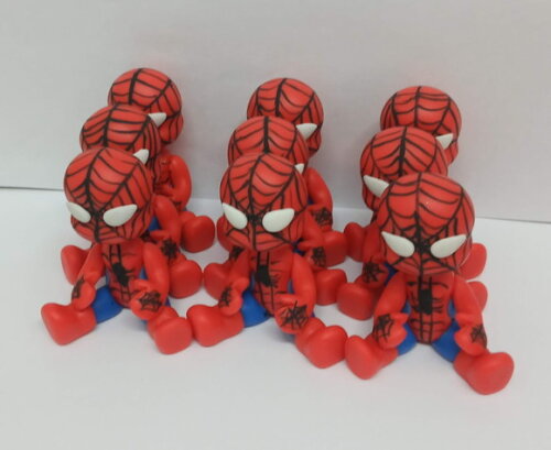 Aplique Homem Aranha em Biscuit