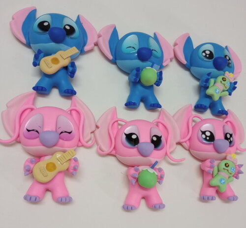 Aplique Stich em Biscuit