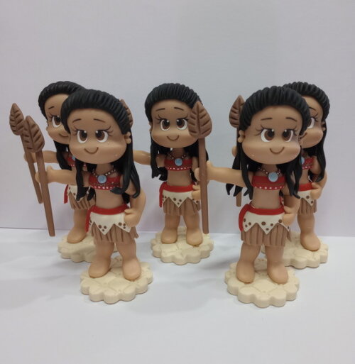 Apliques Moana em Biscuit
