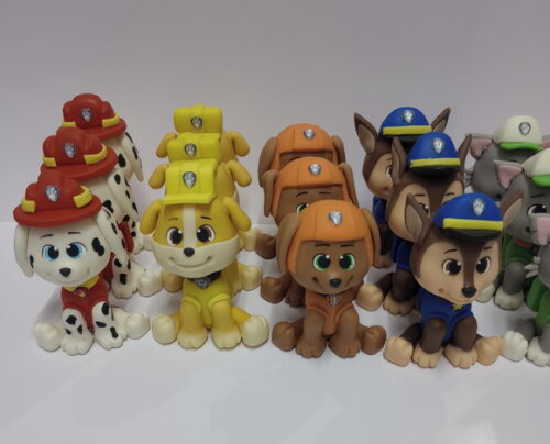 Apliques Patrulha Canina em Biscuit,